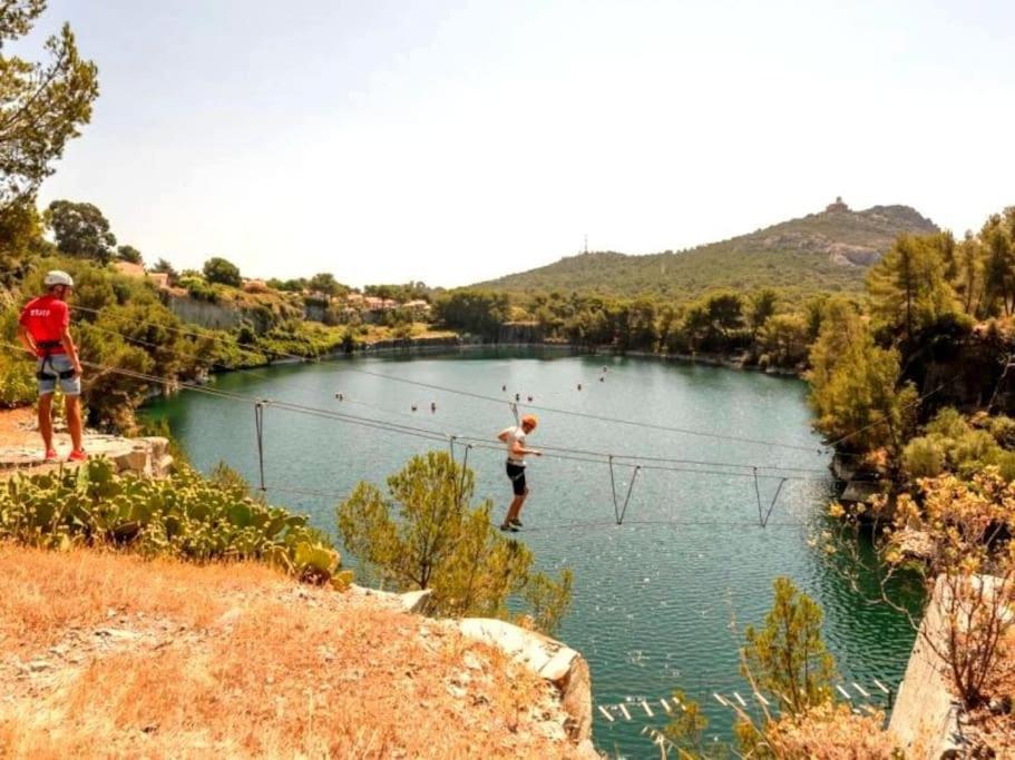 Dans Un Cadre D'Exception, Vue Mer Panoramique A Agay Cote D'Azur, Village Vacances Cap Esterel, T2 Avec Jardin, Golf, Climatisation, Wifi, 5 Piscines Saint-Raphael  Ngoại thất bức ảnh
