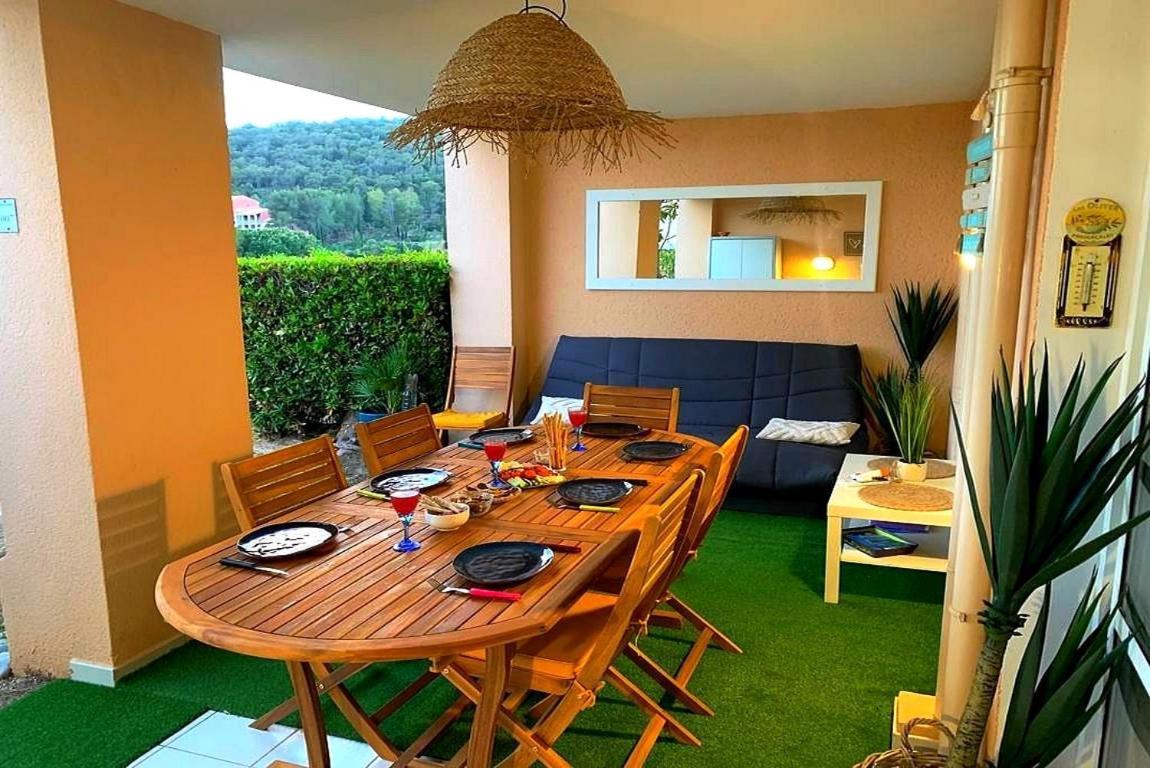 Dans Un Cadre D'Exception, Vue Mer Panoramique A Agay Cote D'Azur, Village Vacances Cap Esterel, T2 Avec Jardin, Golf, Climatisation, Wifi, 5 Piscines Saint-Raphael  Ngoại thất bức ảnh