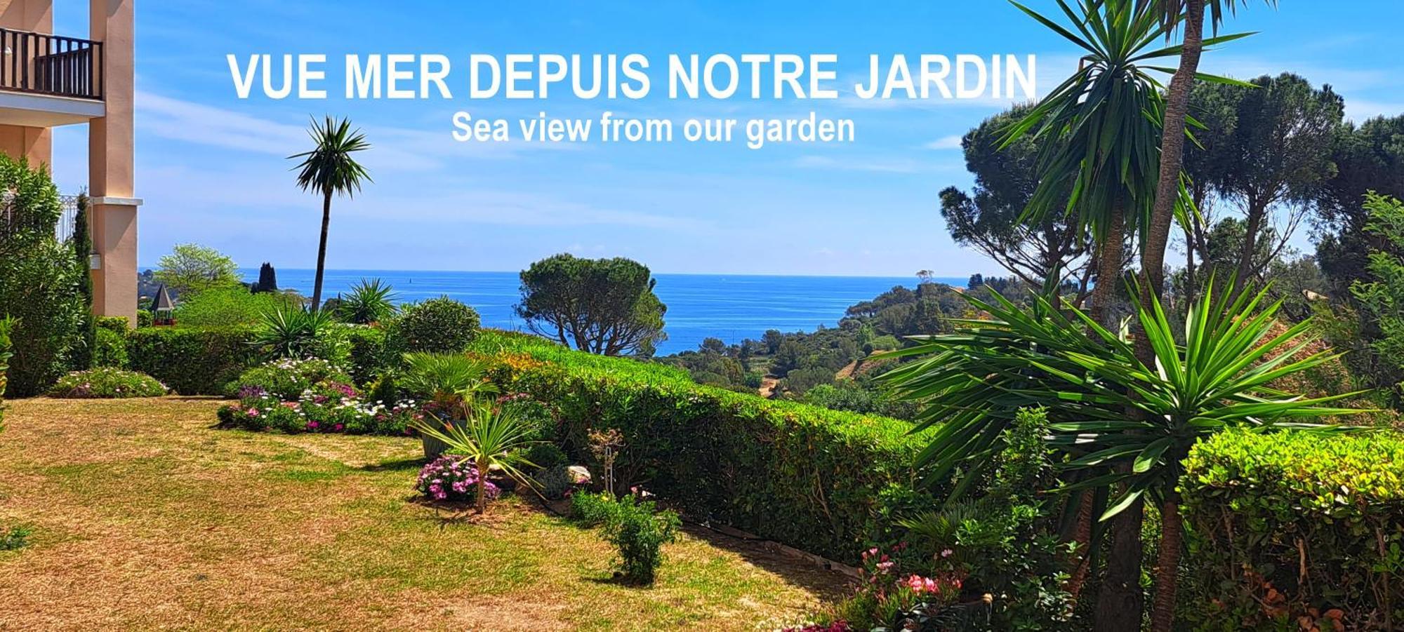 Dans Un Cadre D'Exception, Vue Mer Panoramique A Agay Cote D'Azur, Village Vacances Cap Esterel, T2 Avec Jardin, Golf, Climatisation, Wifi, 5 Piscines Saint-Raphael  Ngoại thất bức ảnh
