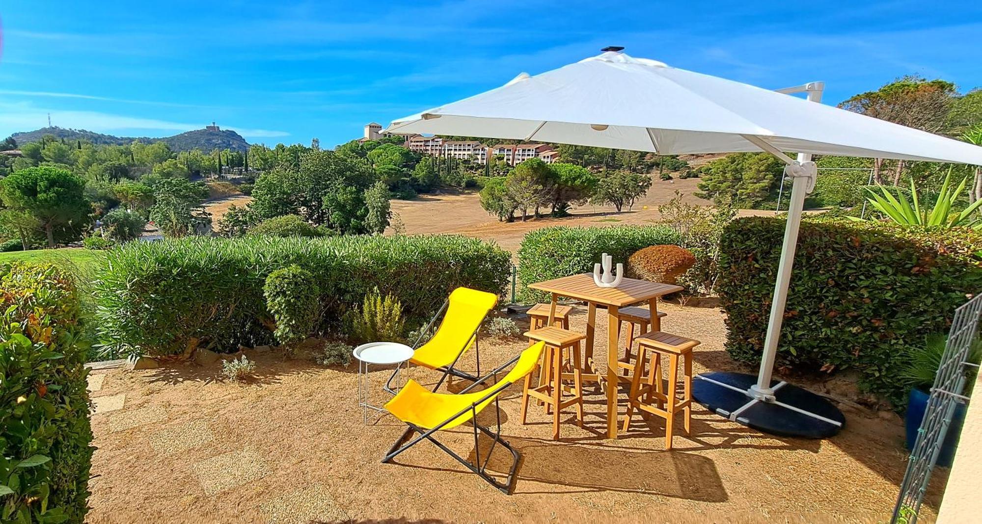 Dans Un Cadre D'Exception, Vue Mer Panoramique A Agay Cote D'Azur, Village Vacances Cap Esterel, T2 Avec Jardin, Golf, Climatisation, Wifi, 5 Piscines Saint-Raphael  Ngoại thất bức ảnh